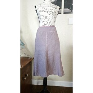 Ann Taylor Vintage Wool Midi Skirt Pink Women's 6
